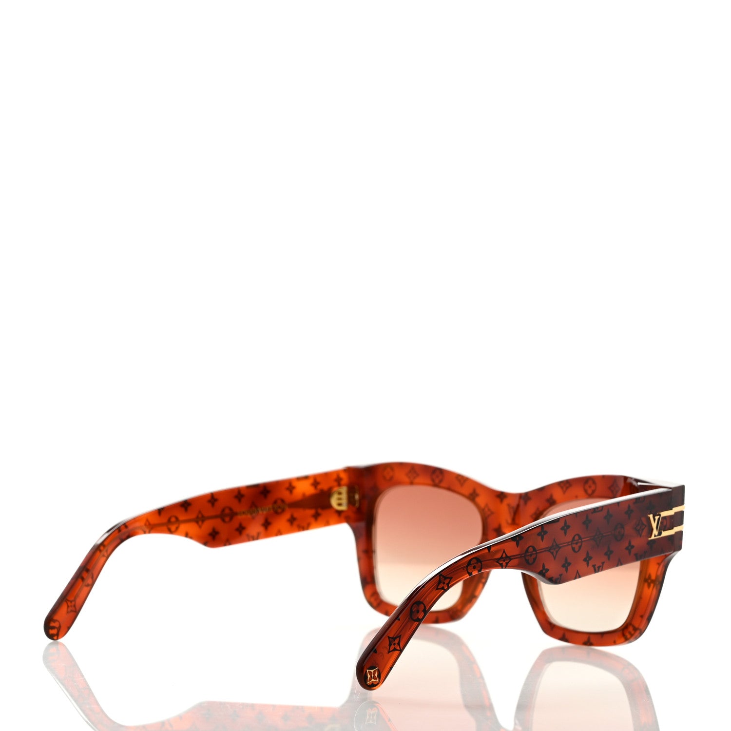 Louis Vuitton Acetate Blade Sunglasses Z1483W Tortoise 4 of 6