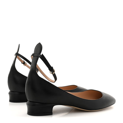 Valentino Garavani Calfskin Tan-Go Mary Jane 60mm Pumps 39.5 Black 5 of 10