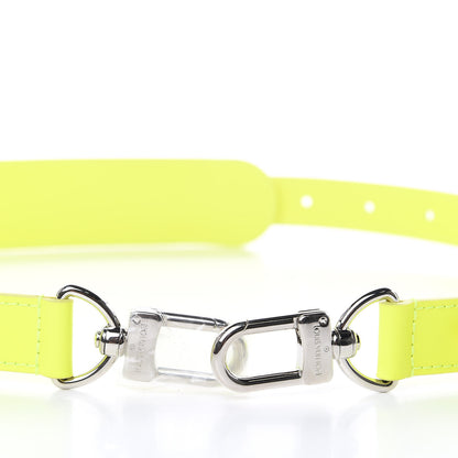 Louis Vuitton Calfskin Adjustable Keepall Bandouliere Shoulder Strap Yellow 3 of 4