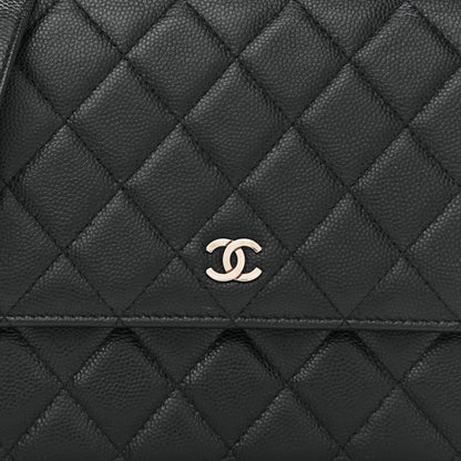 Chanel Caviar Quilted Square Wallet On Chain WOC Black 9 of 12