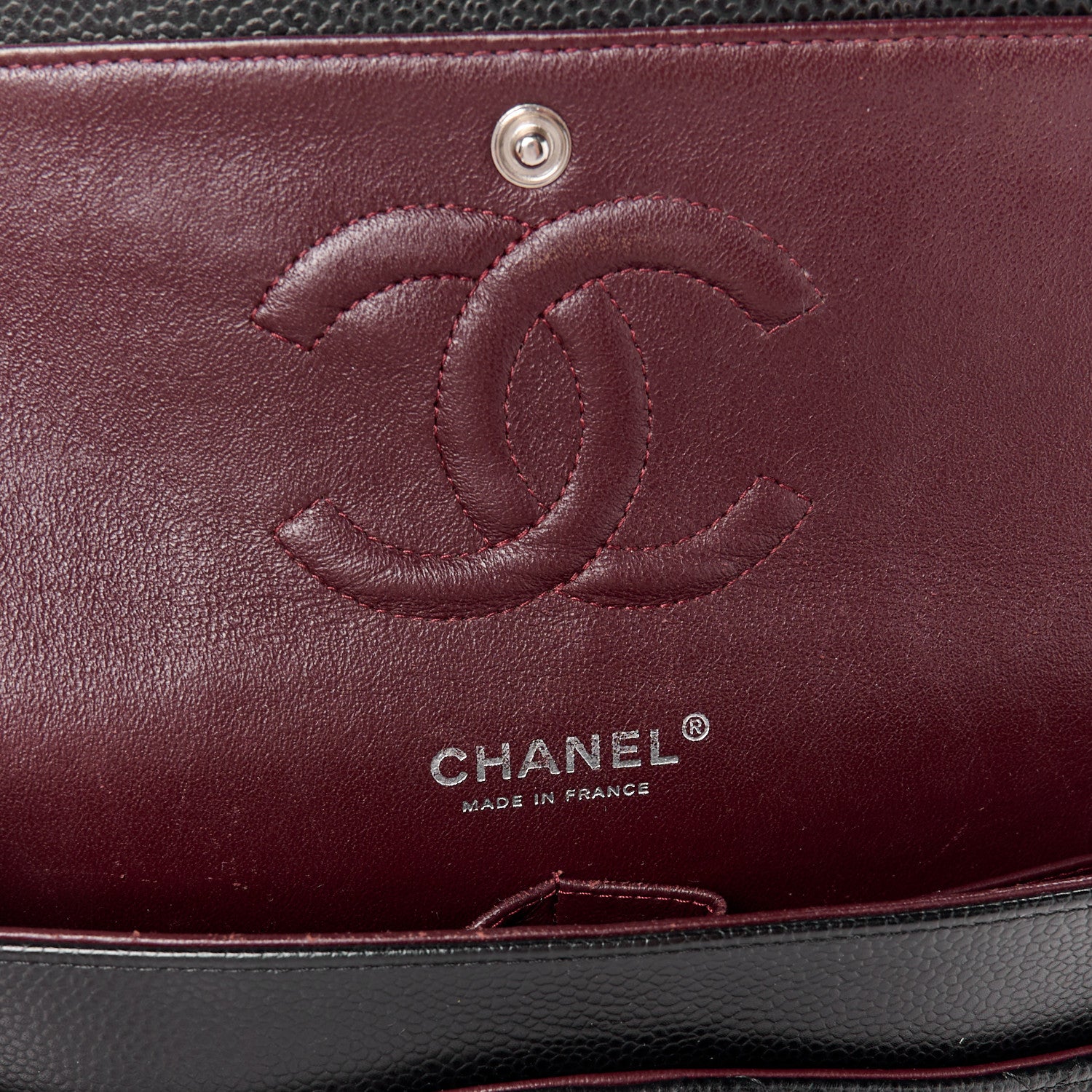 Chanel Caviar Quilted Medium Double Flap Black 6 of 11