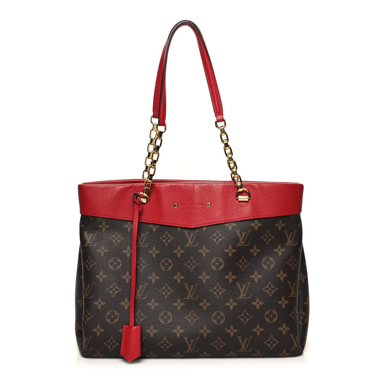 Monogram Pallas Shopper Cherry