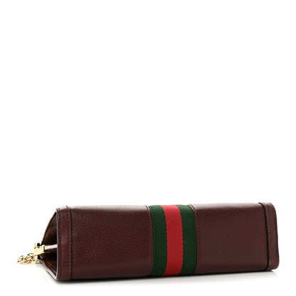 Gucci Calfskin GG Web Small Ophidia Chain Shoulder Bag Vintage Bordeaux 4 of 11