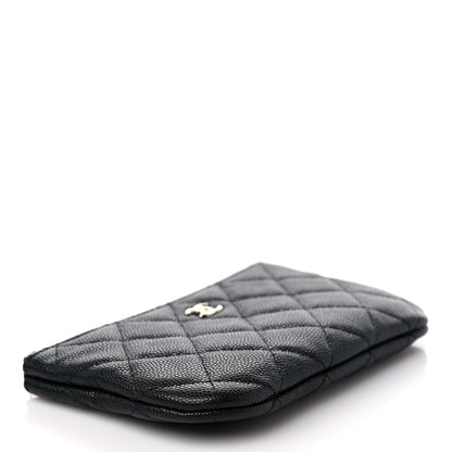 Chanel Caviar Quilted Small Cosmetic Case Black 4 of 8