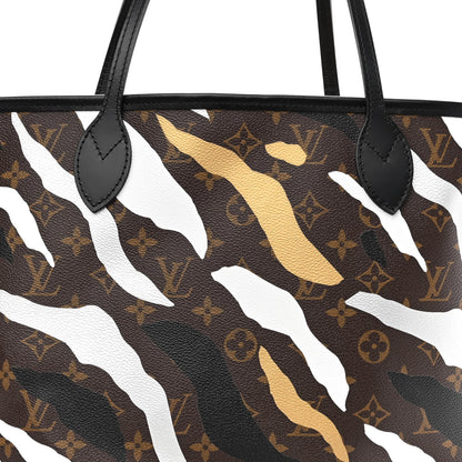 Louis Vuitton X LOL Monogram Neverfull MM Gold Silver 7 of 9