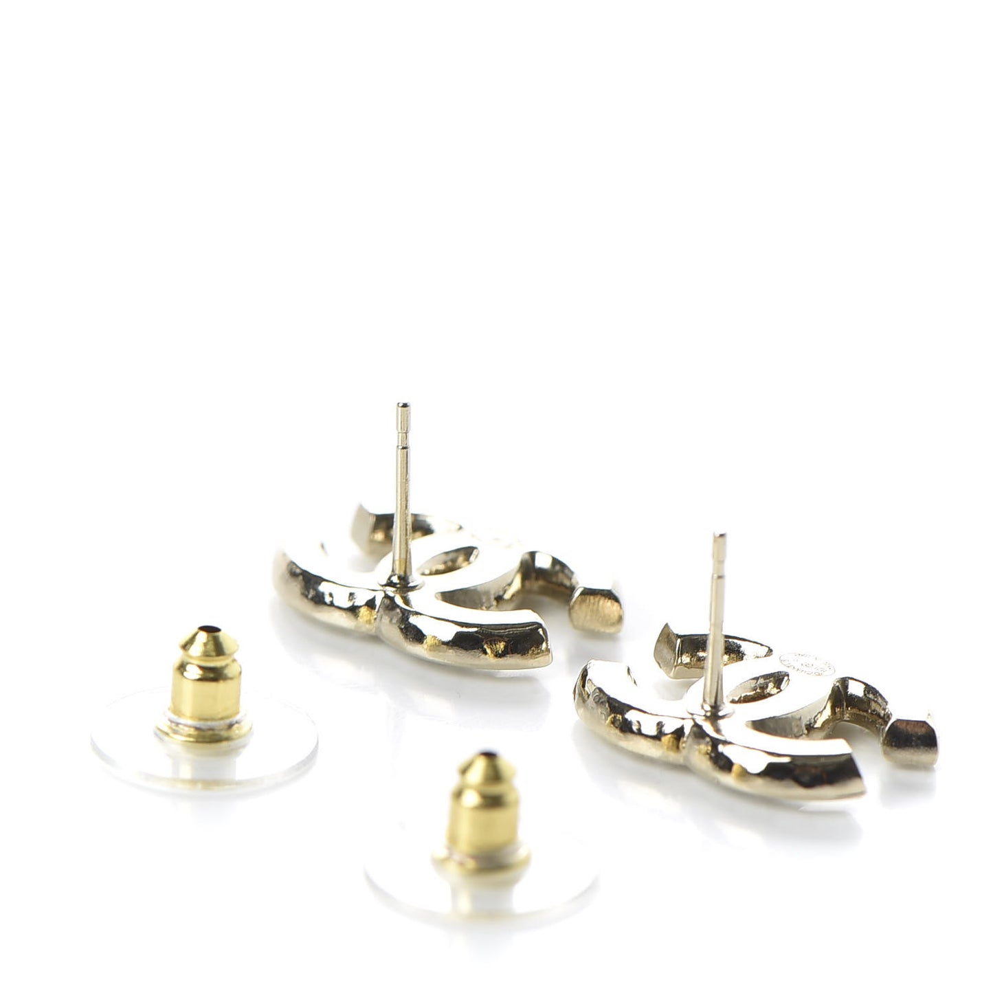 Pearl CC Earrings Gold