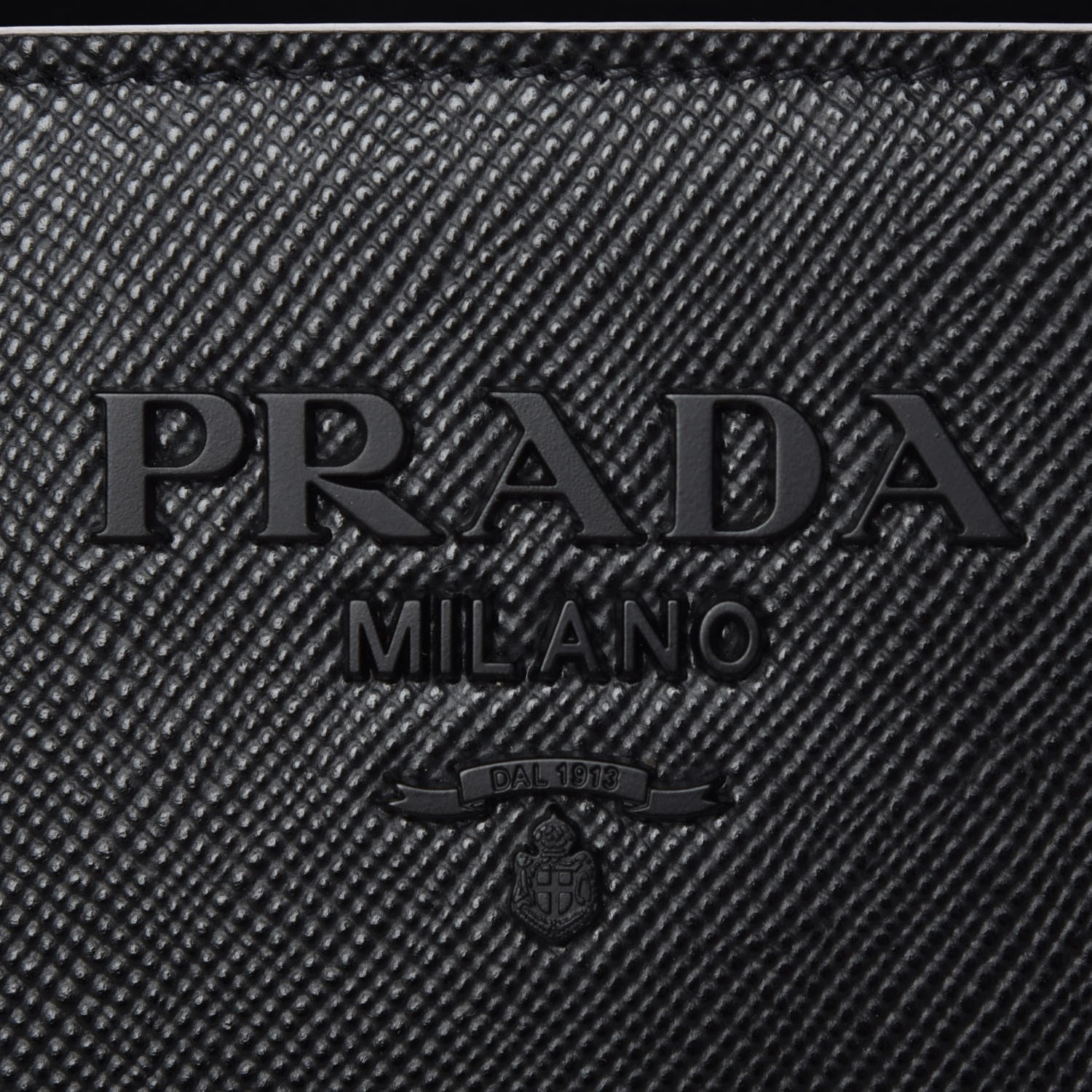 Prada Saffiano Cuir Calfskin Large Monochrome Top Handle Tote Black 6 of 8