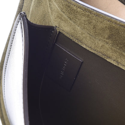Chloe Calfskin Suede Large Tess Bag Deep Forest 8 of 10
