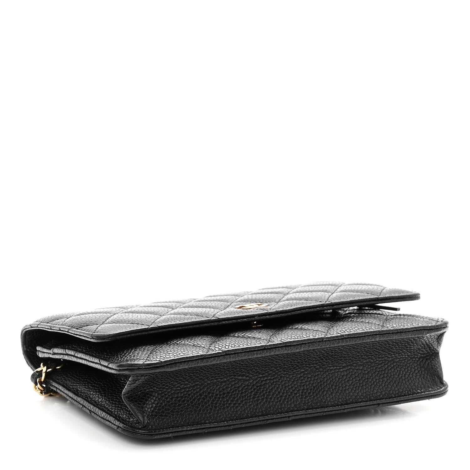 Chanel Caviar Quilted Wallet On Chain WOC Black 4 of 10