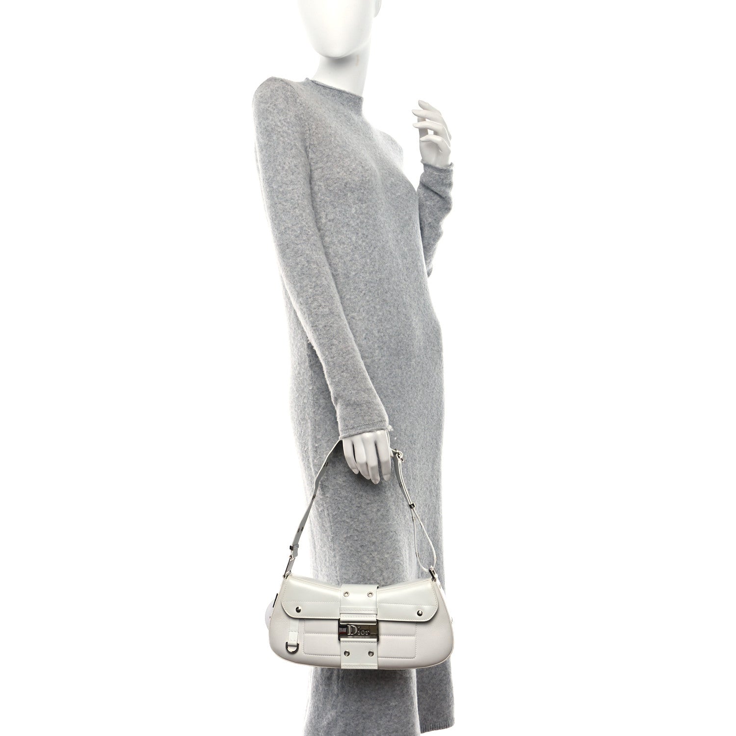Christian Dior Calfskin Street Chic Bag White 2 of 13
