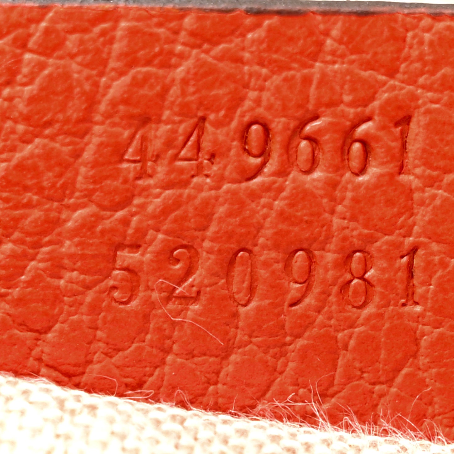 Dollar Calfskin Small GG Charm Dome Bag Orange
