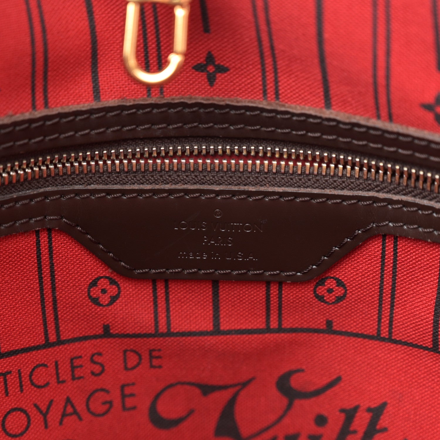 Louis Vuitton Damier Ebene Neverfull MM 6 of 12