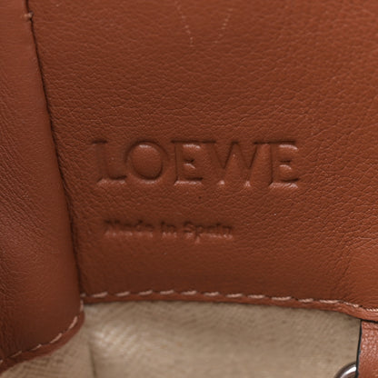 Loewe Calfskin Small Crochet Trim Hammock Shoulder Bag Tan 6 of 10