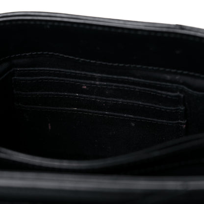 Saint Laurent Calfskin Y Quilted Monogram Toy Loulou Crossbody Bag Black 11 of 16