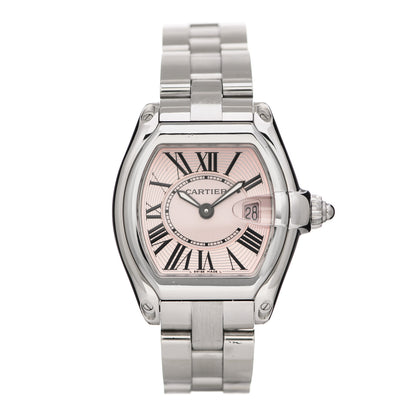 Cartier Stainless Steel 31mm Roadster Quartz Watch Pink 1 of 5