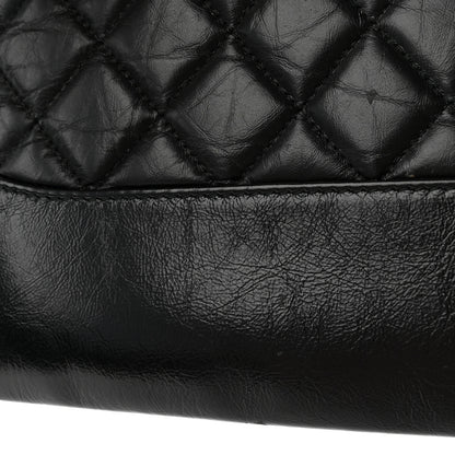 Chanel Aged Calfskin Quilted Medium Gabrielle Cosmetic Case Black 9 of 11