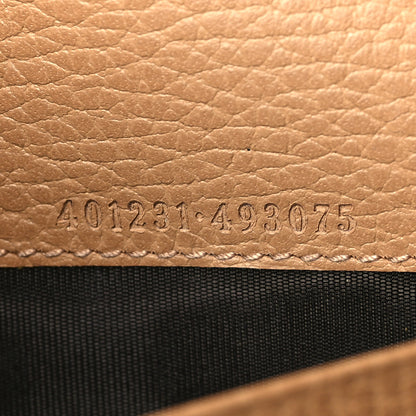 Gucci Dollar Calfskin Crystal Mini Dionysus Chain Wallet Natural Tan Black Diamond 7 of 11