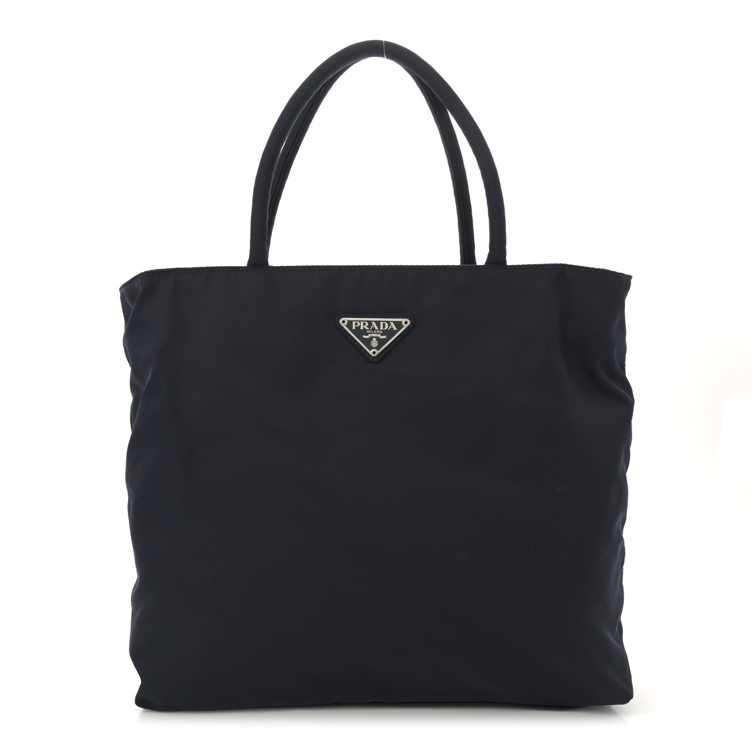 Prada Tessuto Nylon Tote Navy 1 of 10
