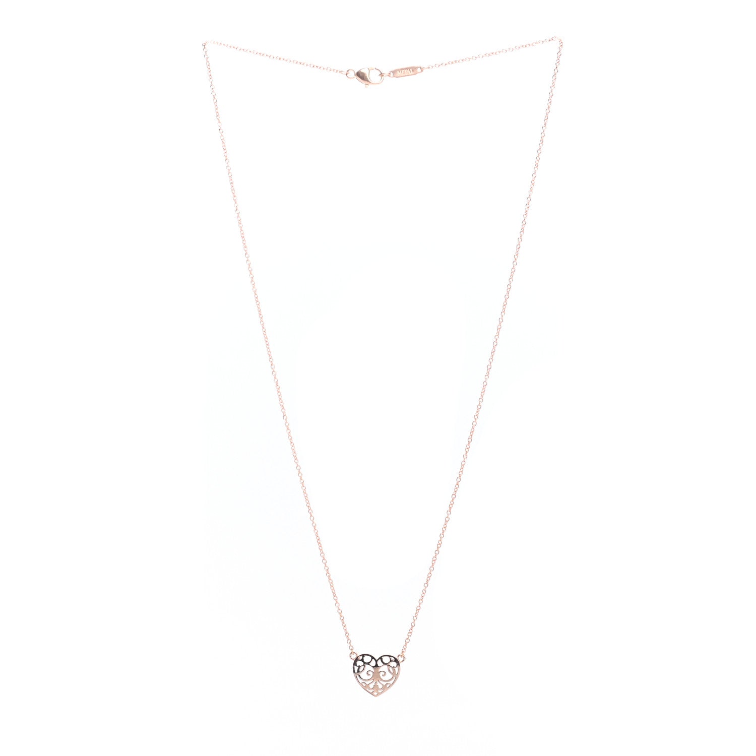 Tiffany Rubedo Mini Enchant Heart Pendant Necklace 3 of 4