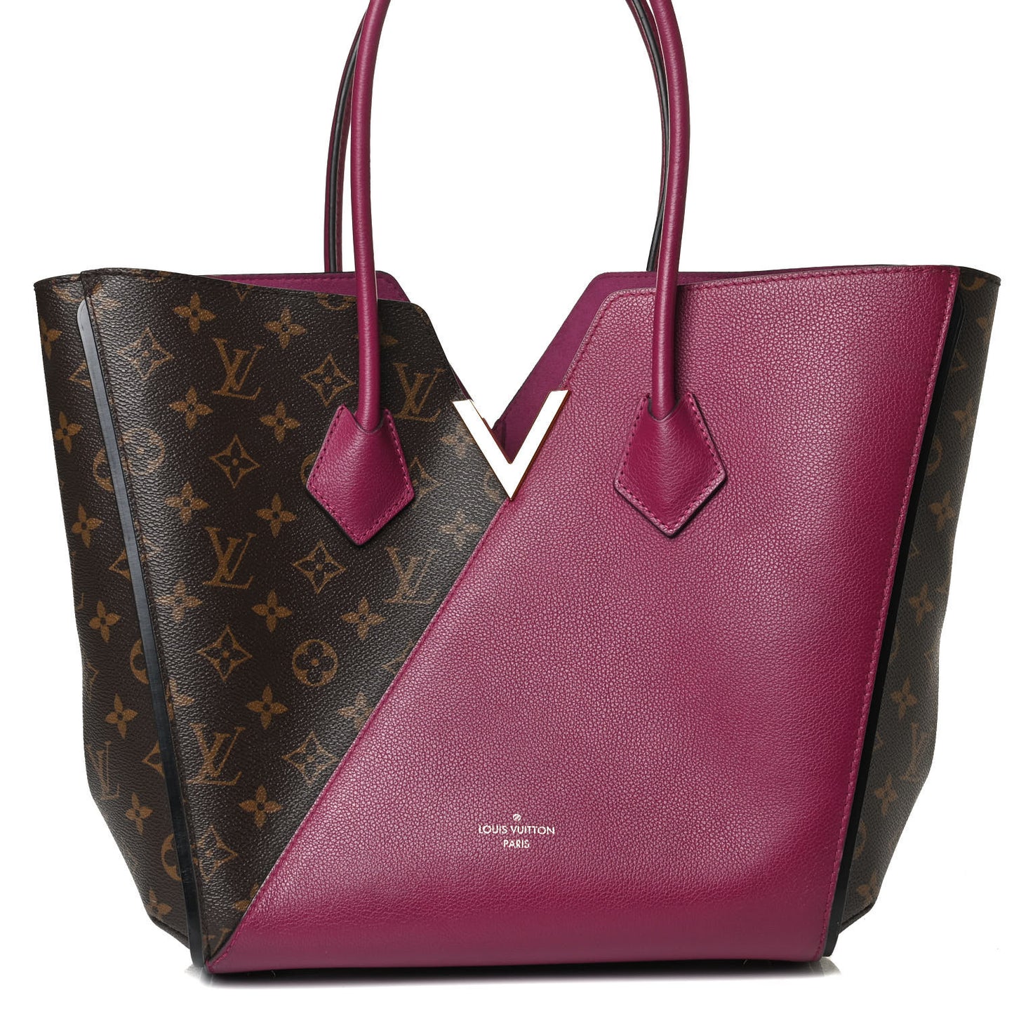 Calfskin Monogram Kimono Tote Grape