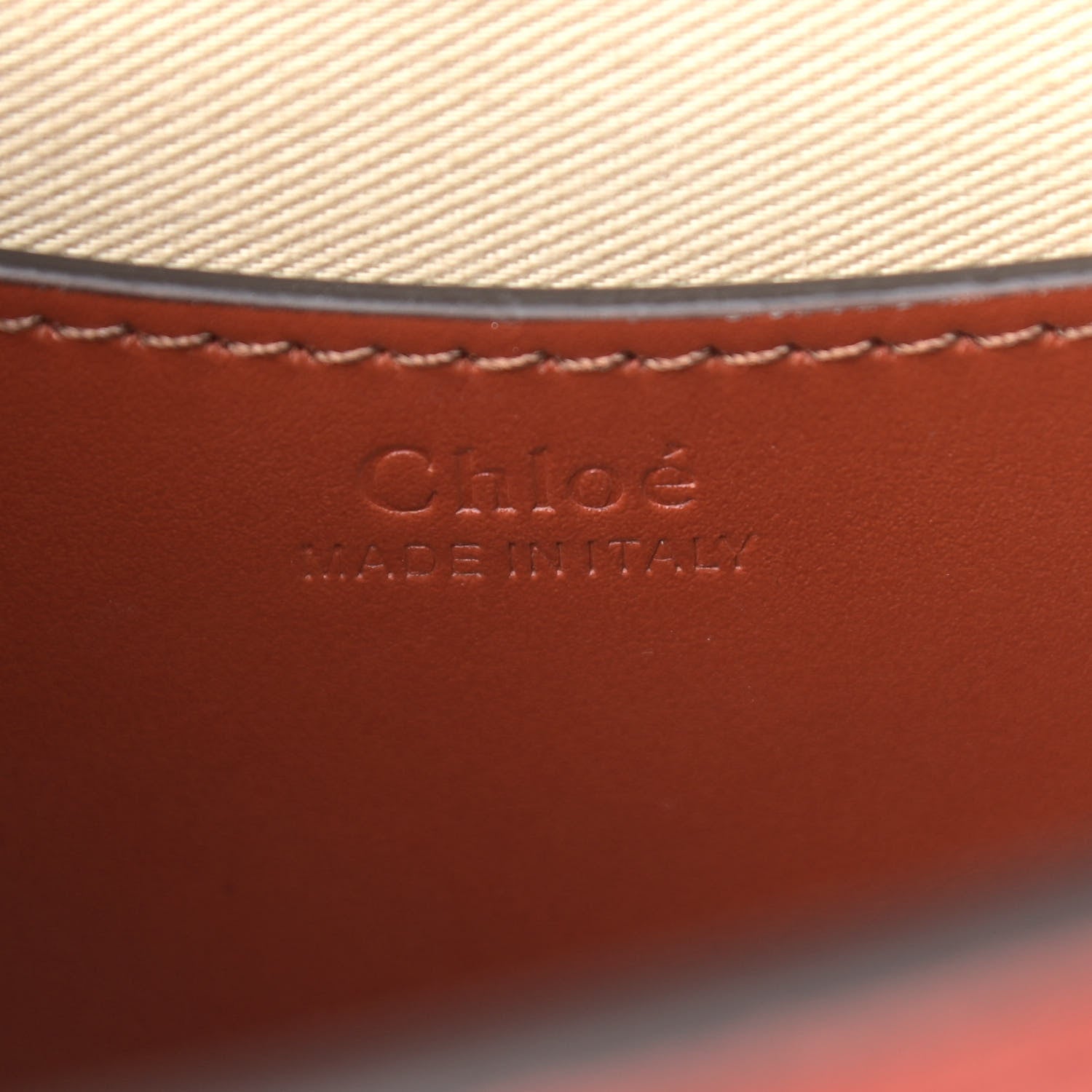 Chloe Calfskin Small Tess Bag Sepia Brown 6 of 9