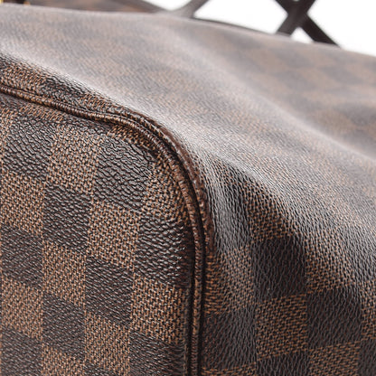 Louis Vuitton Damier Ebene Neo Neverfull MM Rose Ballerine 13 of 16