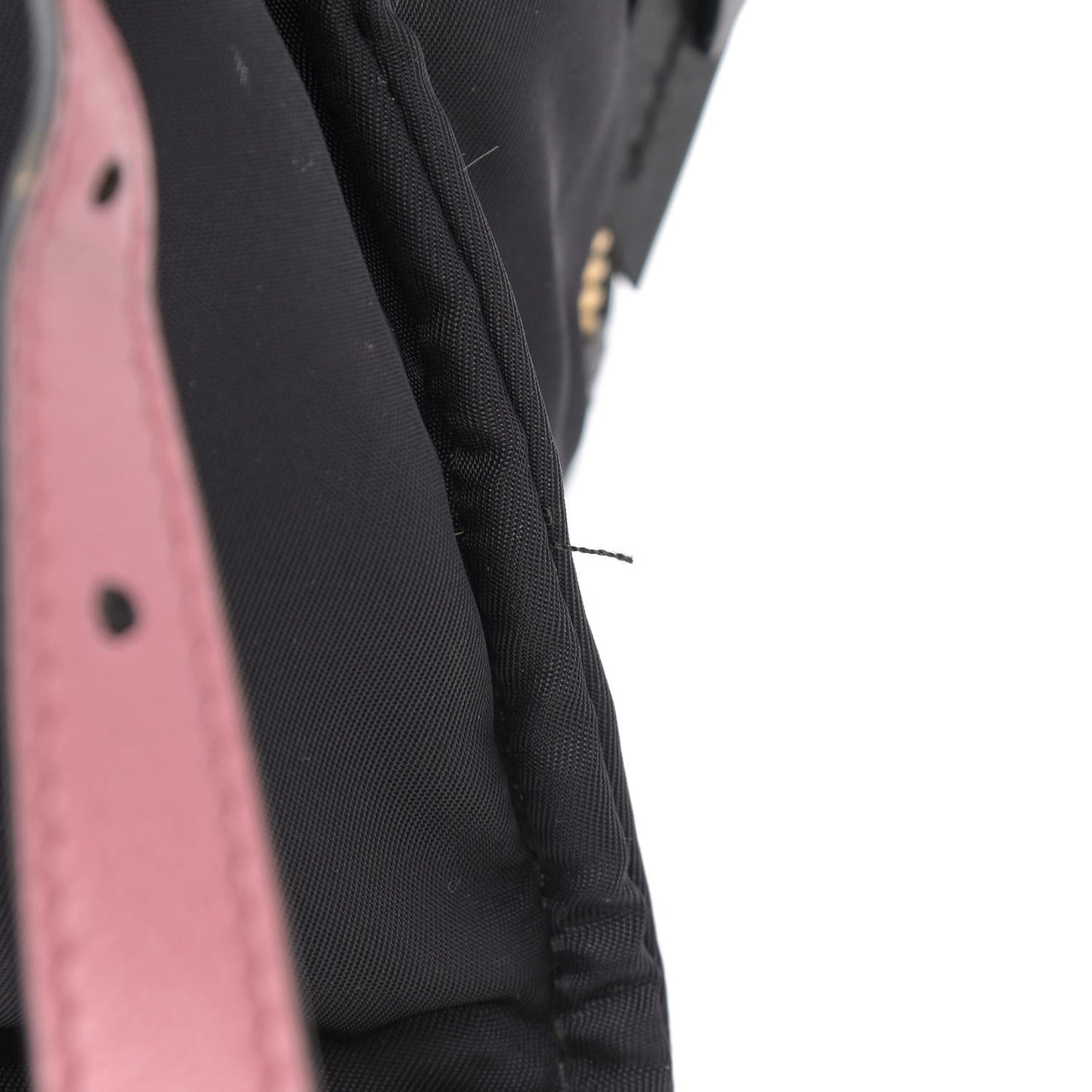 Tessuto Nylon Etiquette Flap Black