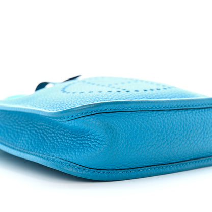 Hermes Taurillon Clemence Evelyne TPM Bleu Zanzibar 9 of 11