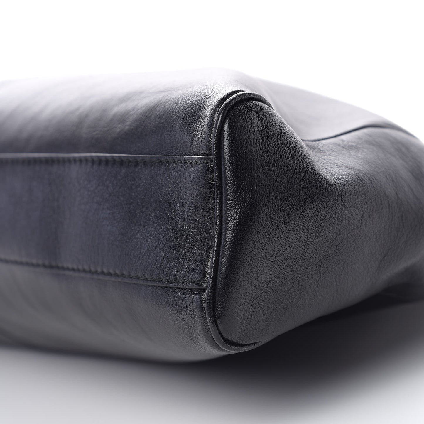 Calfskin Large Re(Belle) Top Handle Bag Black
