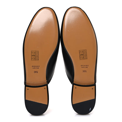 Gucci Calfskin Womens Princetown Slippers 36.5 Black 7 of 11