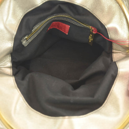 Valentino Garavani Calfskin Vanite Studded Dome Bag Metallic 7 of 7