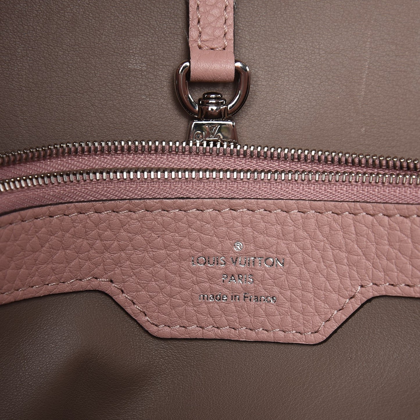 Taurillon Python Capucines MM Magnolia