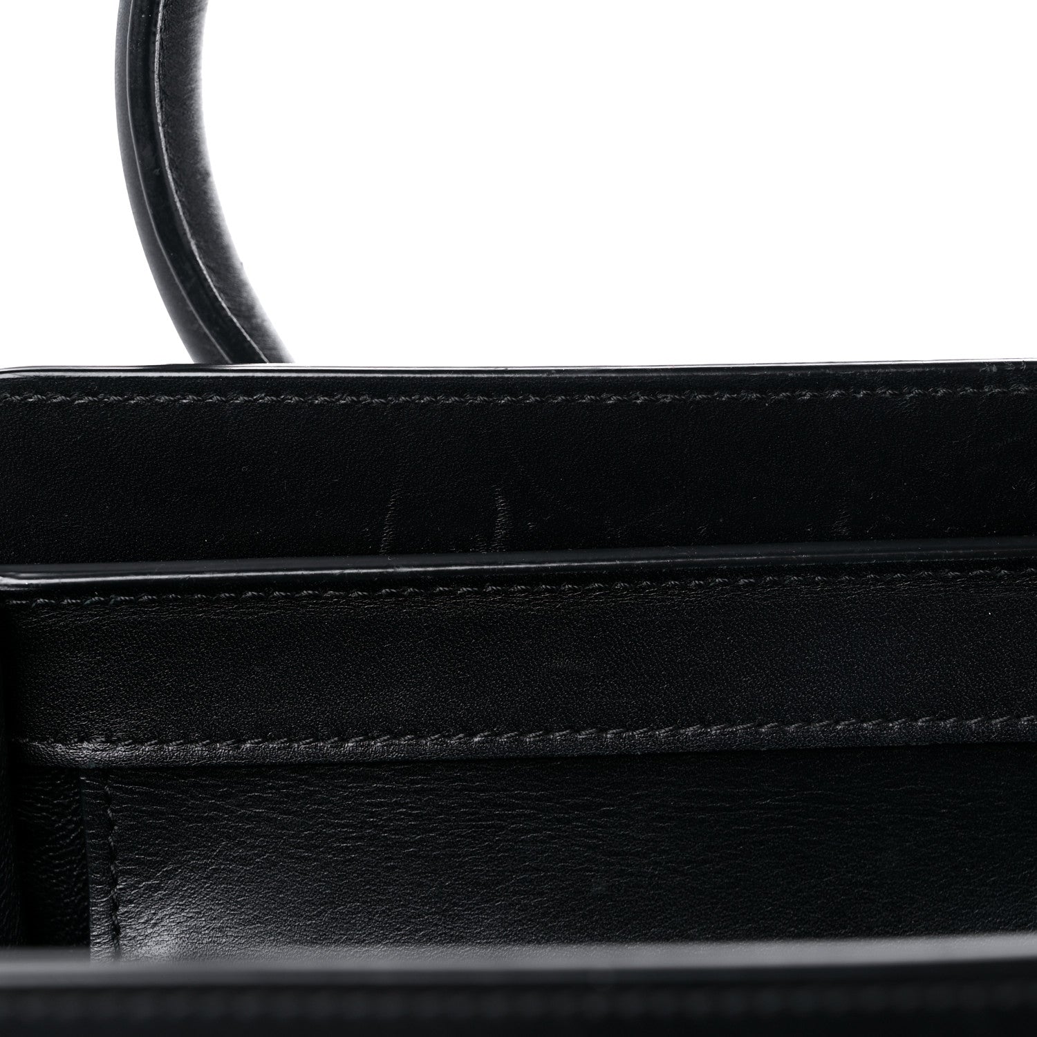 Celine Baby Grained Calfskin Nubuck Micro Tri-Color Luggage Corn 11 of 15