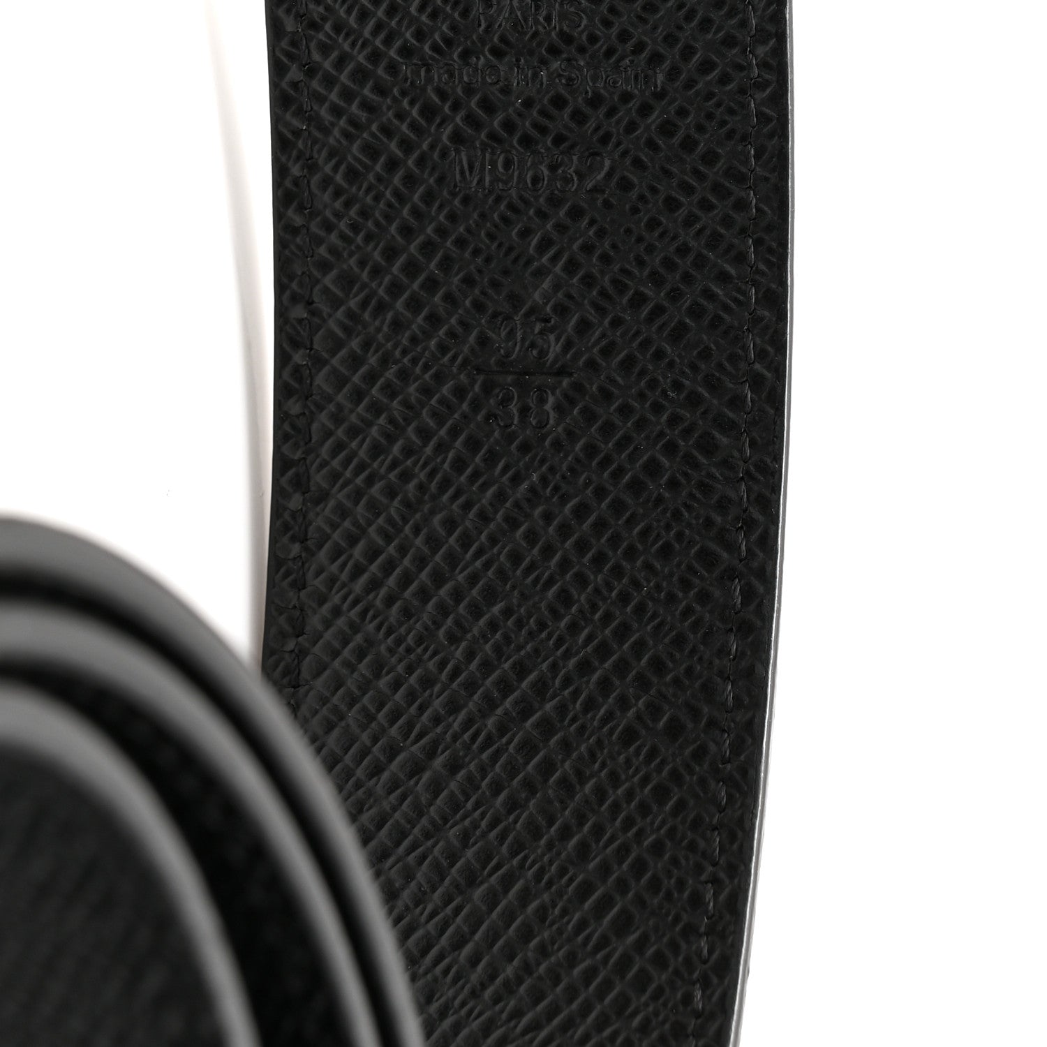 Louis Vuitton Damier Graphite 35mm LV Inventeur Reversible Belt 95 38 4 of 5