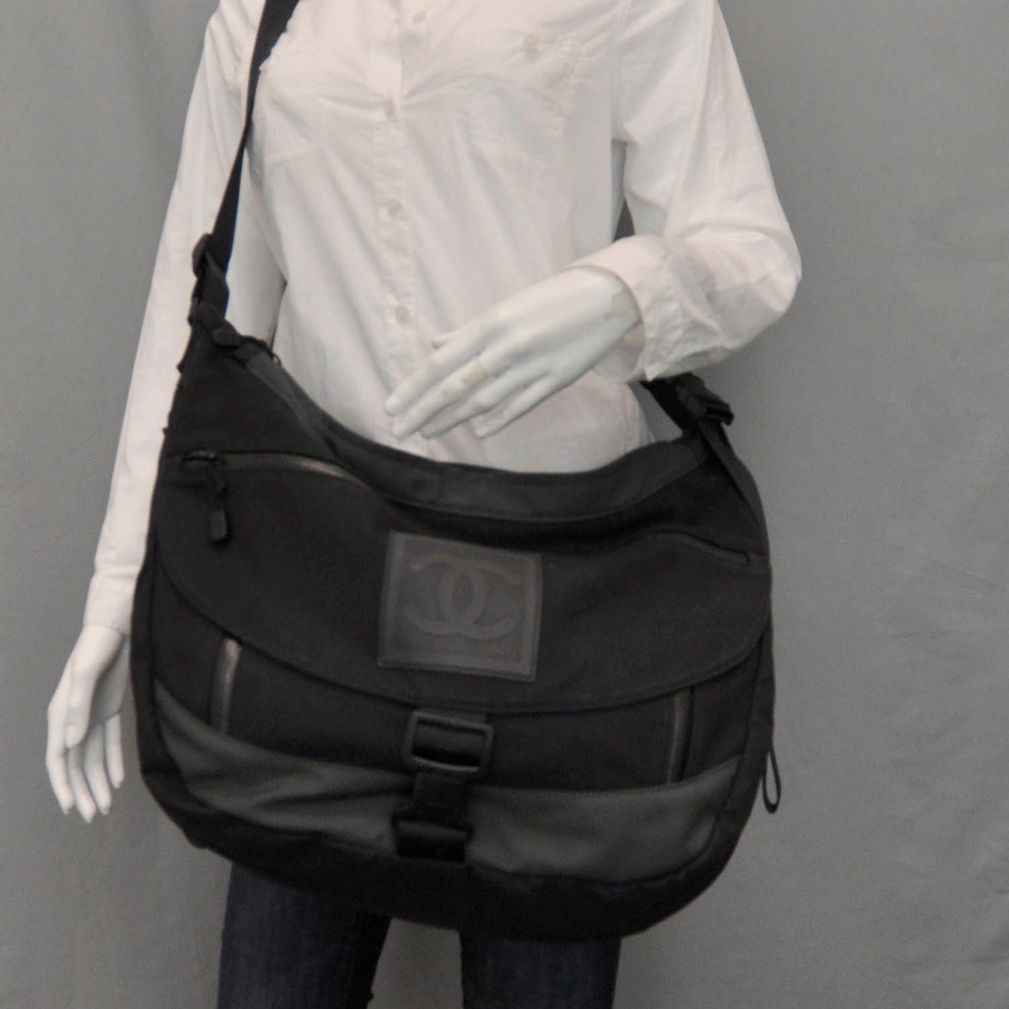Nylon Sport Bag Black