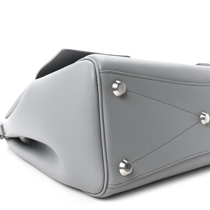 Balenciaga Smooth Calfskin Small Bel Air Carry All Bag Cloud Grey 8 of 9