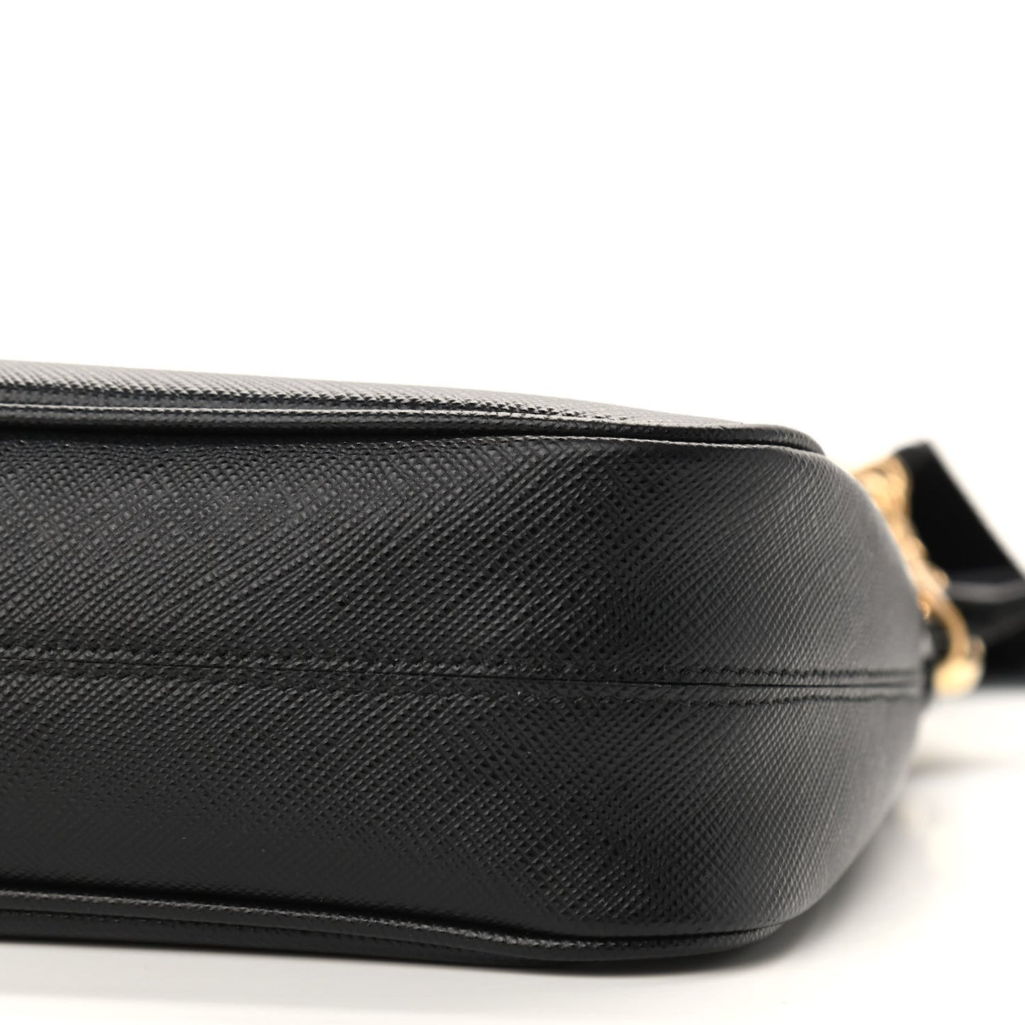 Saffiano Lux Re-Edition 2005 Shoulder Bag Black