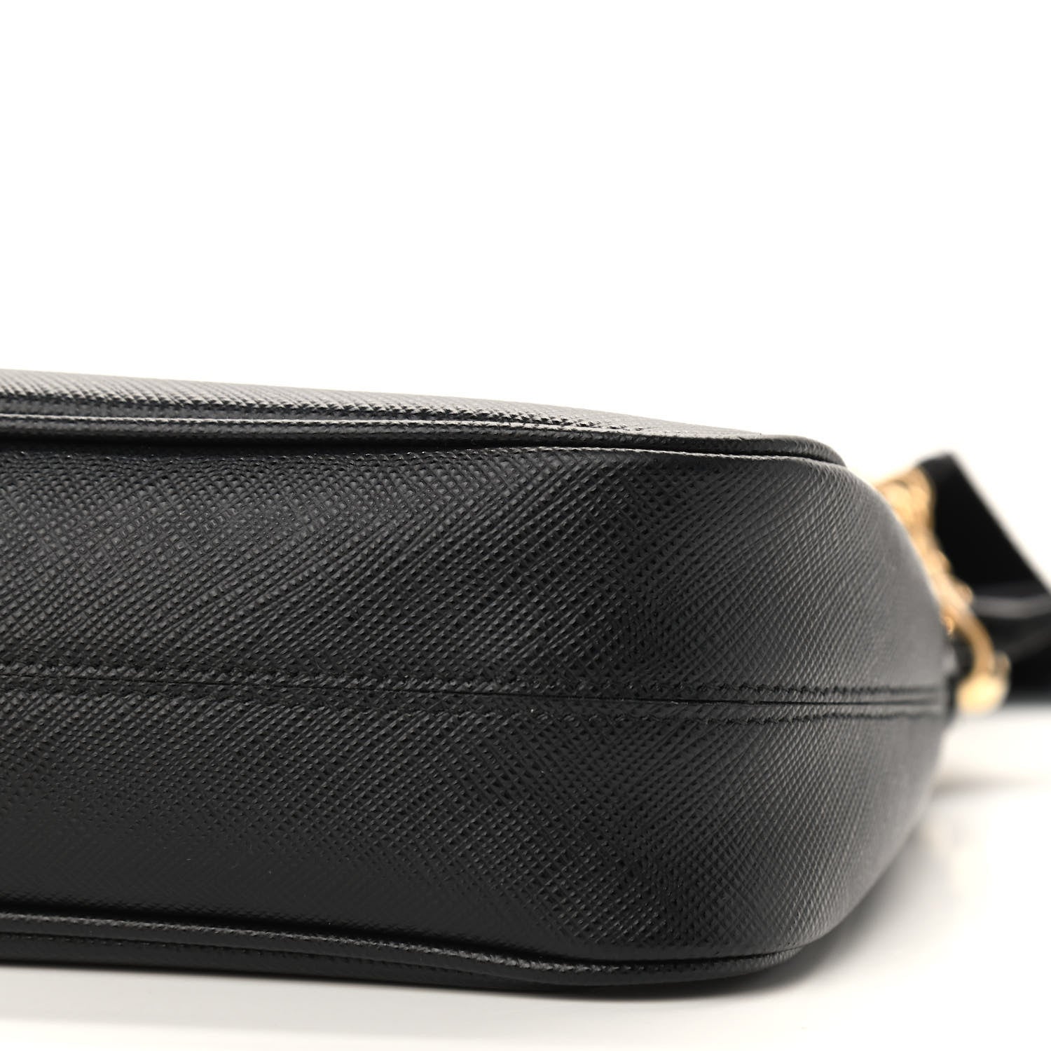 Prada Saffiano Lux Re-Edition 2005 Shoulder Bag Black 7 of 9