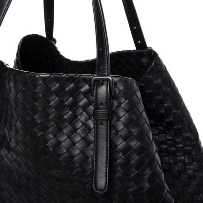 Bottega Veneta Nappa Intrecciato Medium Cesta Tote Black 14 of 18