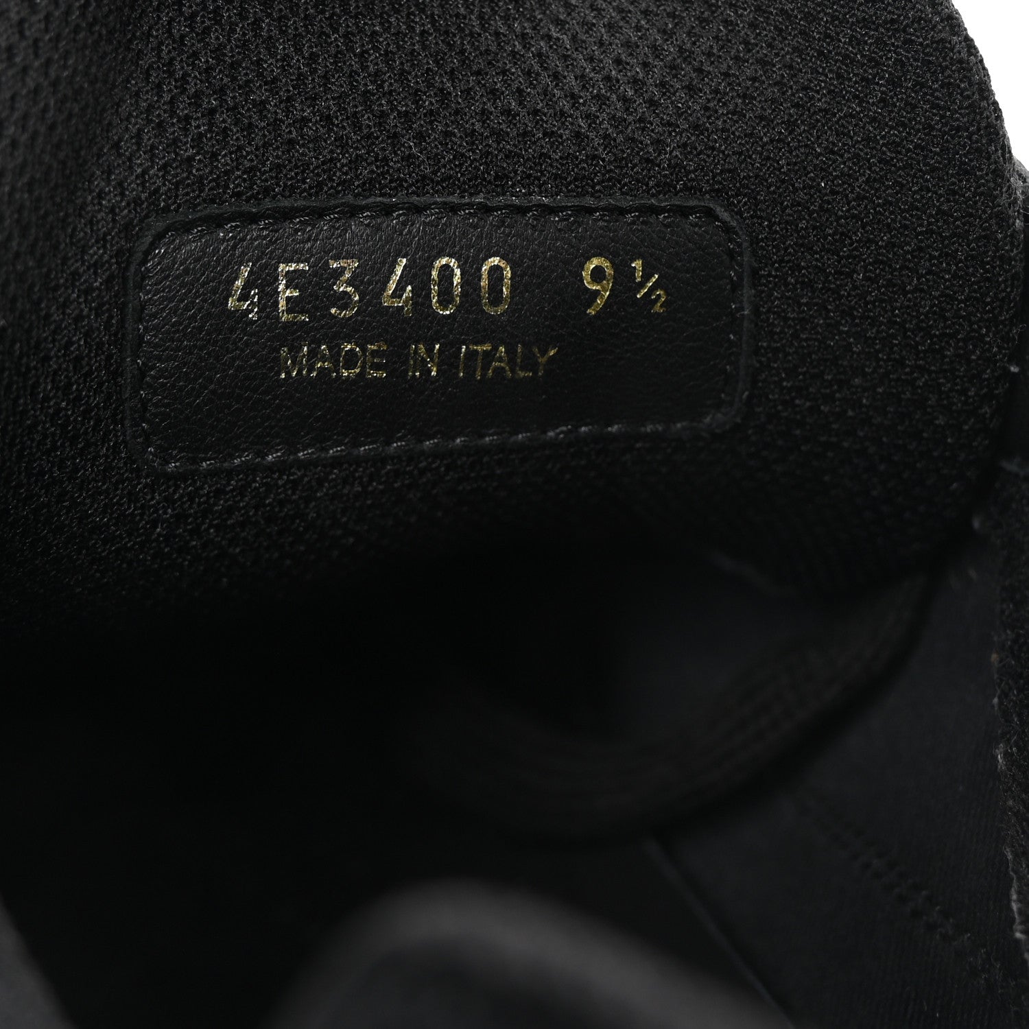 Prada Vitello Soft Mesh Mens America's Cup Sneakers  9.5 Black 9 of 10