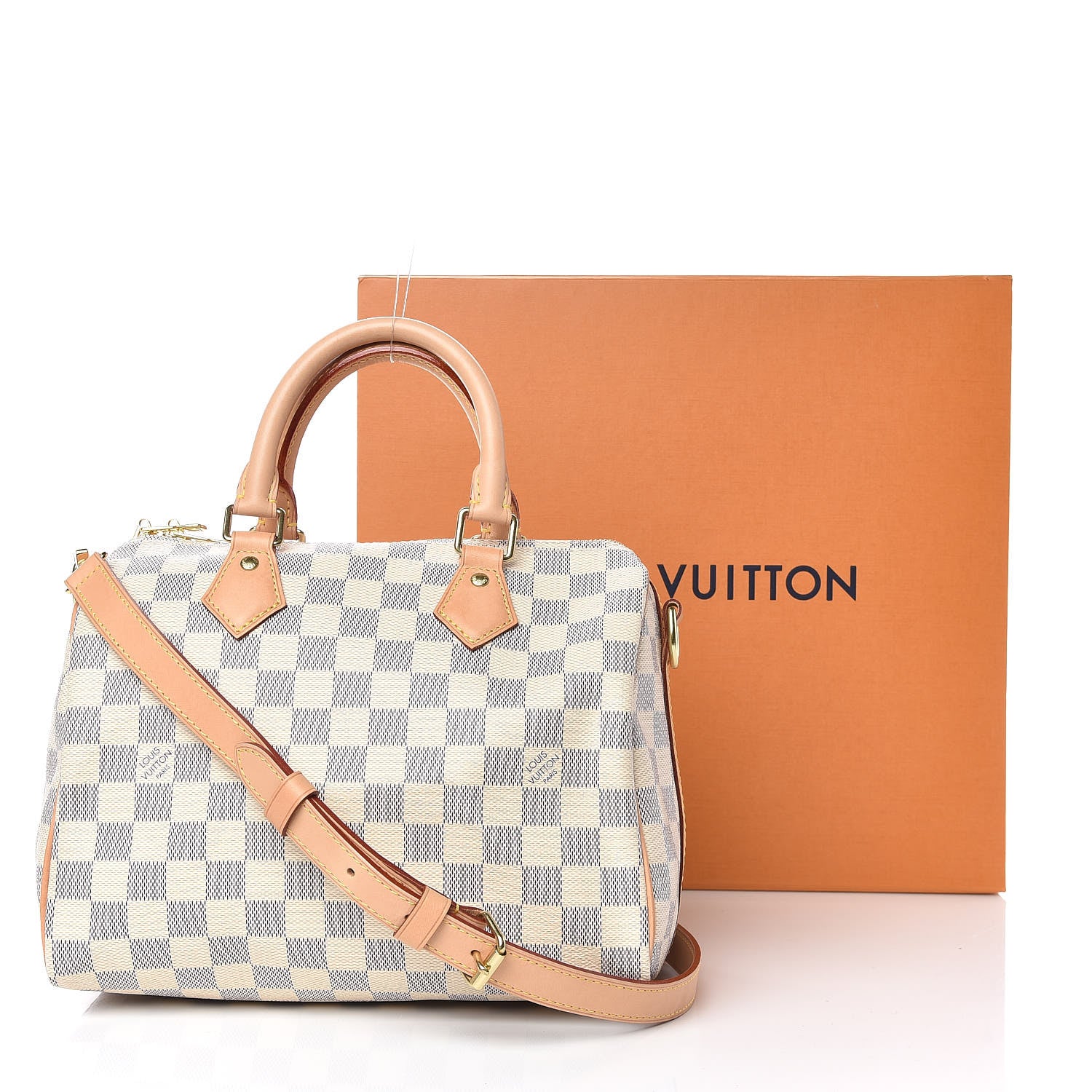 Louis Vuitton Damier Azur Speedy Bandouliere 25 12 of 12