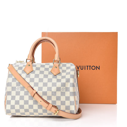 Louis Vuitton Damier Azur Speedy Bandouliere 25 12 of 12