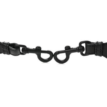 Christian Dior Canvas Embroidered Shoulder Strap Black Ultramatte 5 of 5