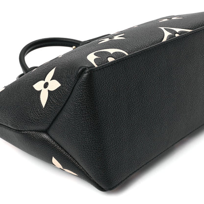 Louis Vuitton LOUIS VUITTON Empreinte Monogram Giant Petit Palais Black Beige 10 of 11