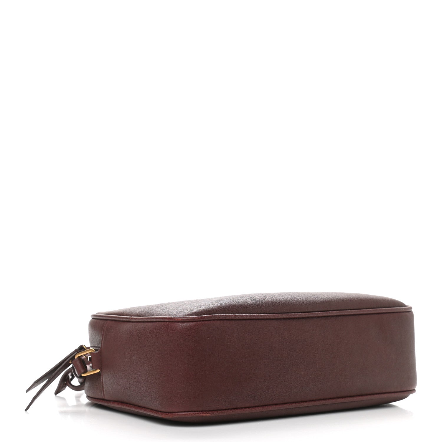 Saint Laurent Lambskin Monogram Lou Camera Bag Burgundy 4 of 14