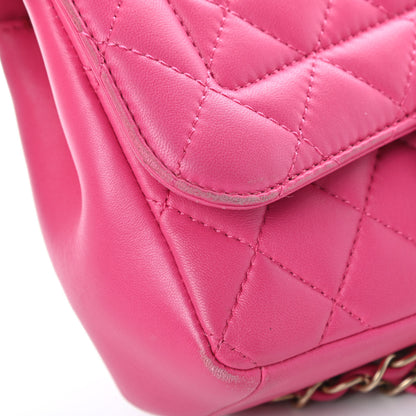 Chanel Lambskin Quilted Mini Mademoiselle Chic Flap Pink 14 of 18