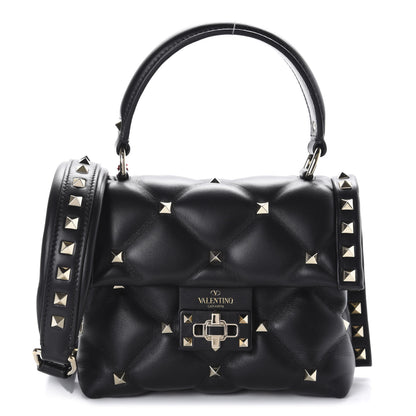 Valentino Garavani Nappa Mini Candystud Top Handle Bag Black 1 of 9