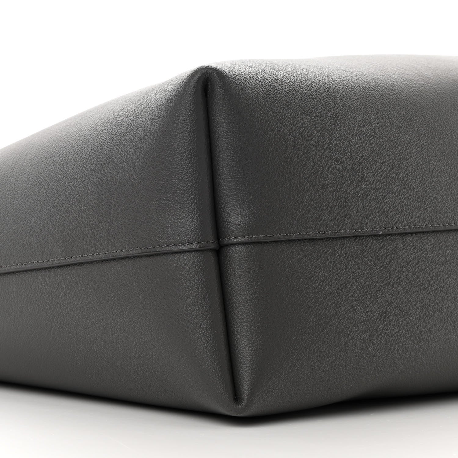 Saint Laurent Calfskin Large Shopping Tote Storm 10 of 14