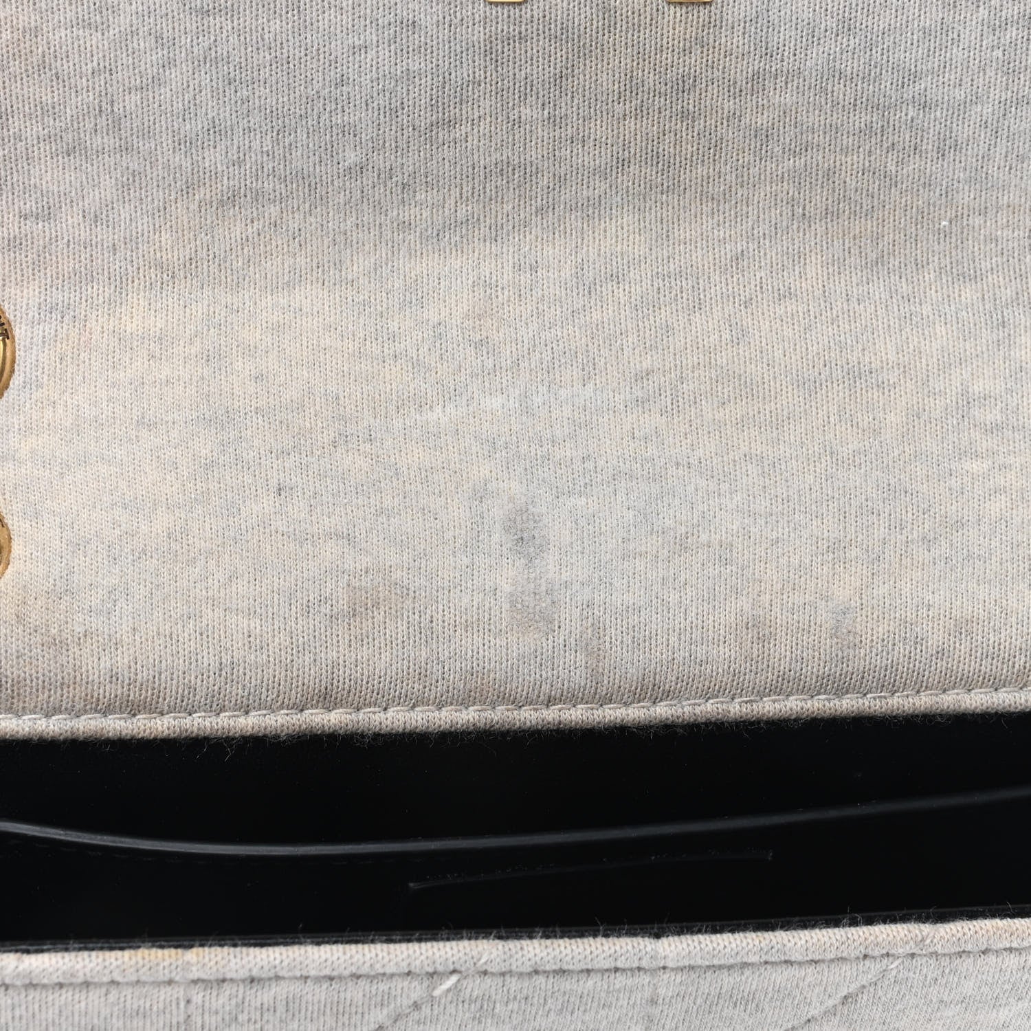 Saint Laurent Jersey Wool Patchwork Monogram Medium Jamie Grey 8 of 13