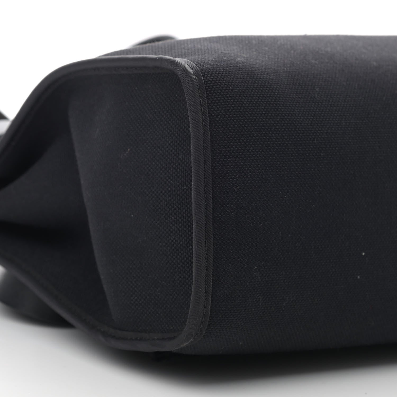 Hermes Military Toile Vache Hunter Herbag Zip PM 31 Black 10 of 17